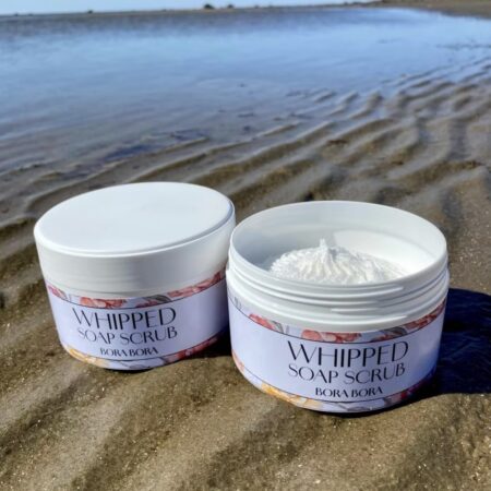 Whipped Soap Scrub Elderflower Lemon